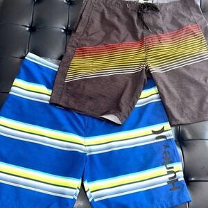Men's Ripcurl Mirage Hurley‎ Board Shorts Set of 2 sz 36